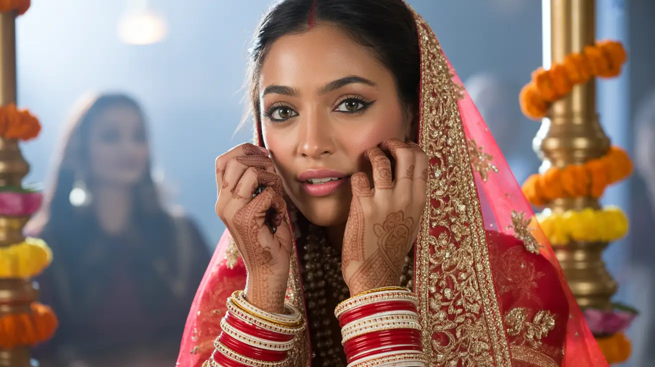Bridal Makeup for Dusky Skin That Glows