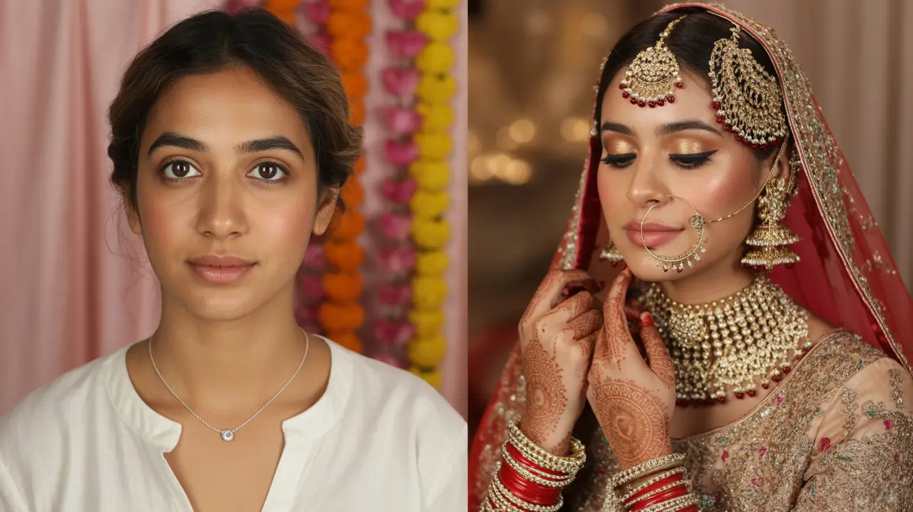 Bridal Transformations Before & After Makeup