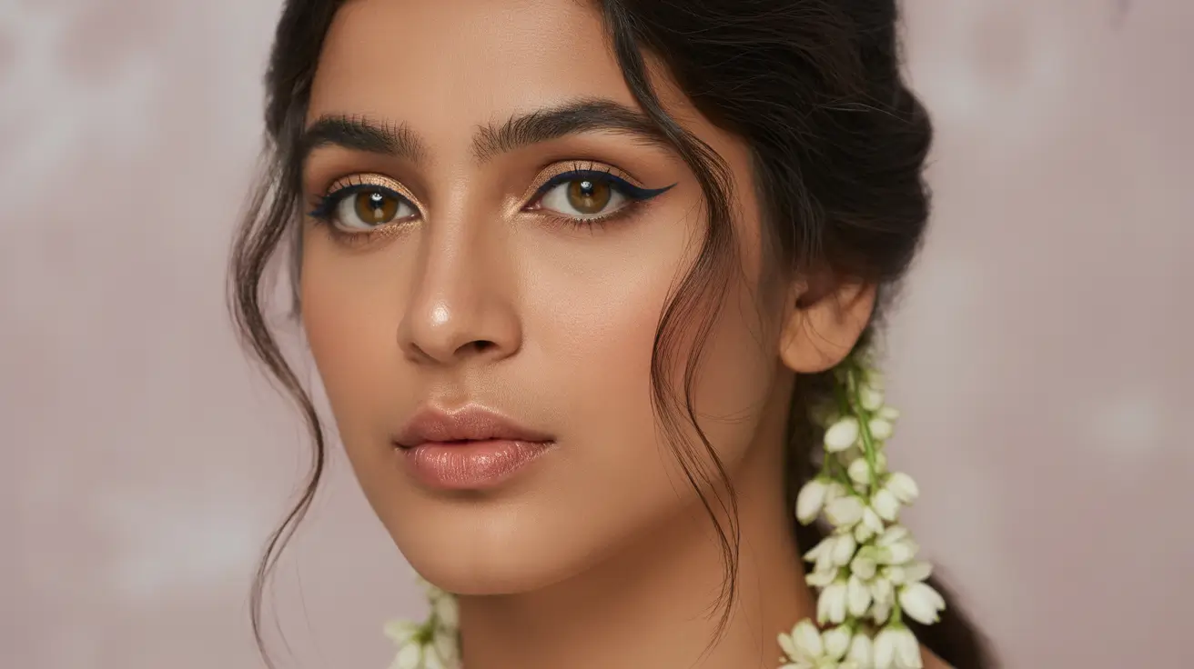 Colored Eyeliner Ideas for Bridal Makeup for Brides