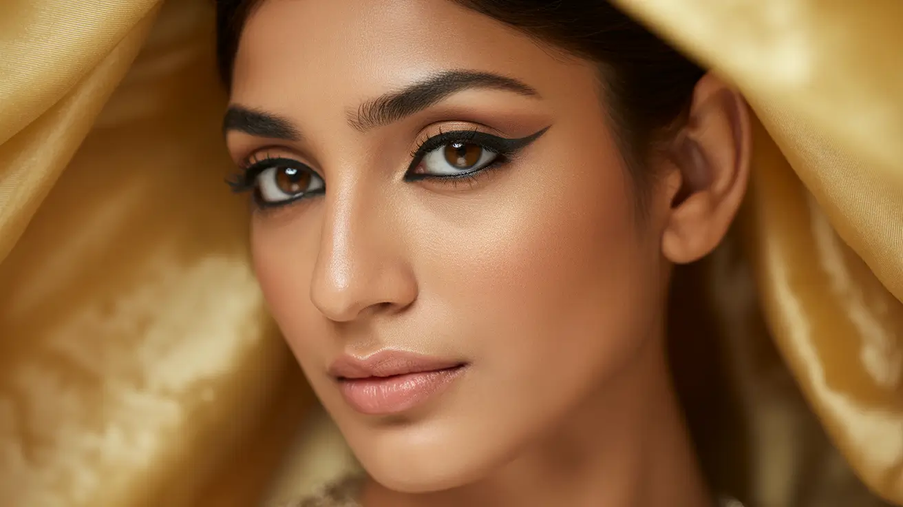 Floating Eyeliner for Brides Modern Wedding Makeup