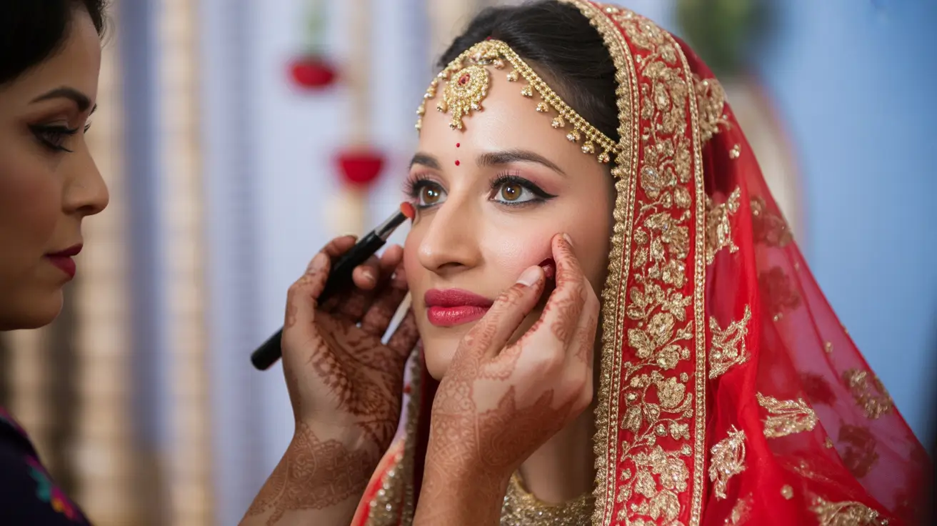 Match Bridal Makeup With Your Wedding Outfit