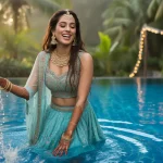 Pool Party Makeup for Brides Best Bridal Artist