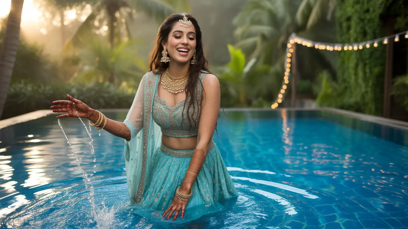 Pool Party Makeup for Brides Best Bridal Artist