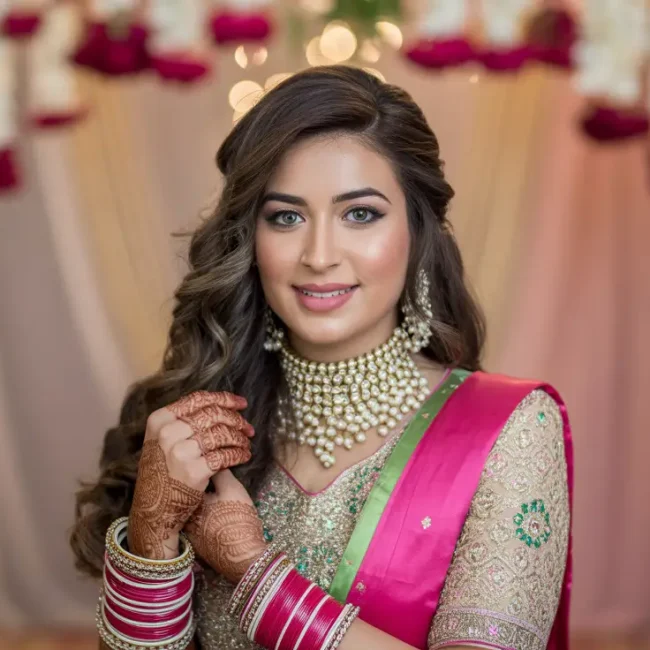 Soft Glam & Loose Waves for Brides