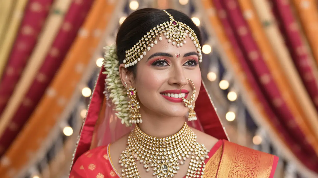 Temple Wedding Makeup by Best Bridal Artist