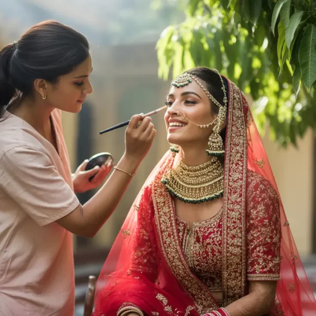 Outdoor Bridal Makeup Tips for Surat Weddings